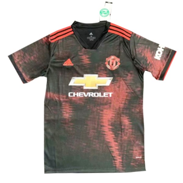 Camiseta de Entrenamiento Manchester United 2019 2020 Negro Rojo